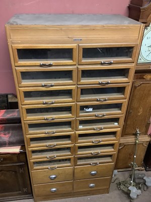 Lot 2594 - SHOP FITTINGS (MANCHESTER) LTD; a 1950s twenty...