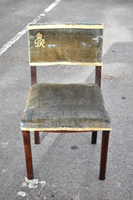 Lot 2456 - W. HANDS & SONS; an oak framed Coronation...