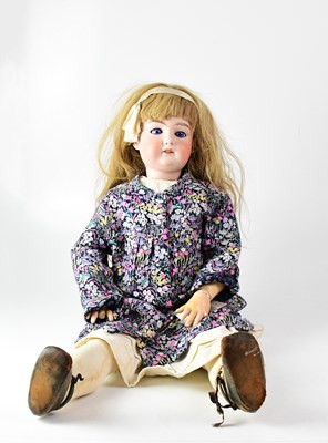 Lot 755 - ARMAND MARSEILLE; a bisque head doll no.390,...