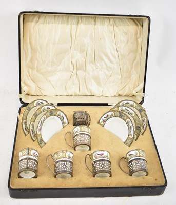 Lot 733 - CHARLES S GREEN & CO LTD; a cased six setting...