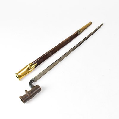 Lot 460 - A Martini Henry .577/450 socket bayonet with...