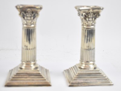 Lot 758 - WALKER & HALL; a pair of late Victorian...