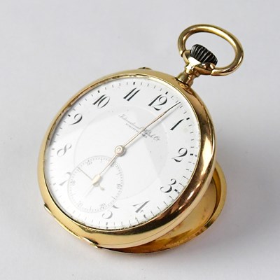 Lot 1042 - INTERNATIONAL WATCH CO SCHAFFHAUSEN; a 14ct...