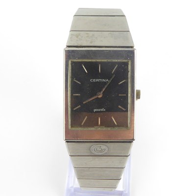 Lot 1057 - CERTINA; a Newport Model 3026 41 gentlemen's...