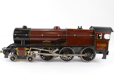 Lot 239 - BASSETT-LOWKE; an O gauge 4-6-0 loco LMS lined...