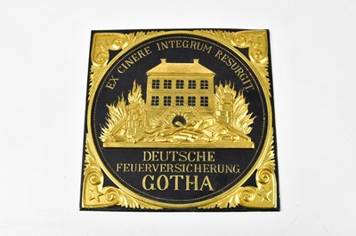 Lot 1467 - A brass plaque, inscribed 'Deutsche...
