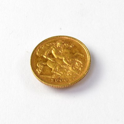 Lot 775 - An Edward VII half sovereign, 1906, Melbourne...