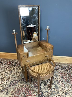 Lot 6713 - An Art Deco style 'Fyne Ladye' limed oak...