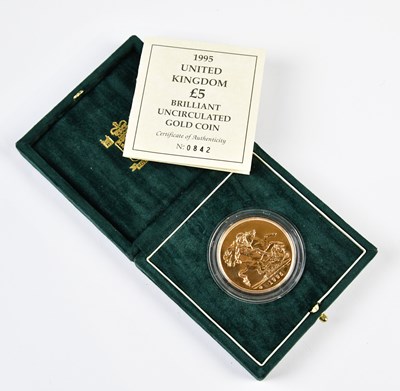 Lot 3056 - ROYAL MINT; The 1995 United Kingdom £5...
