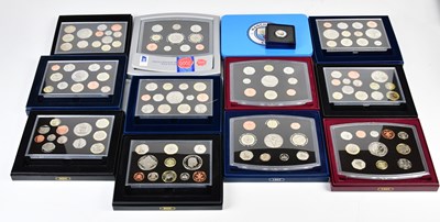 Lot 3159 - ROYAL MINT; nine commemorative year coin sets,...