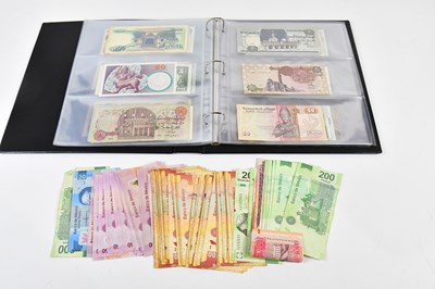 Lot 3189 - A collection of British and World banknotes,...