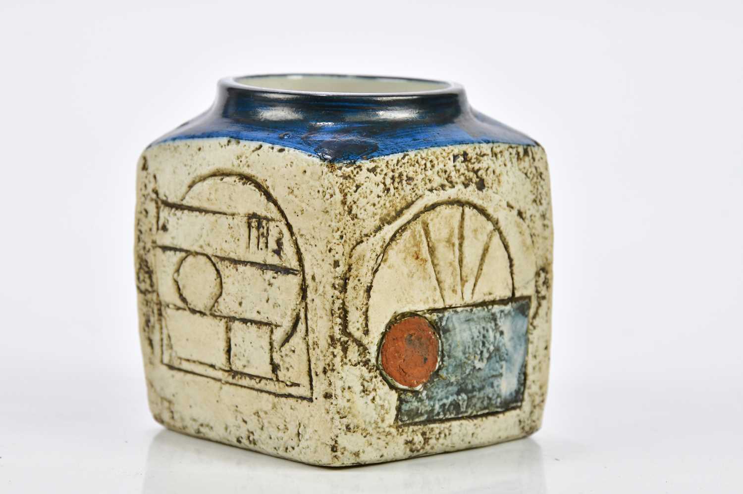 Lot 27 - SIMONE KILBURN FOR TROIKA POTTERY; a marmalade...