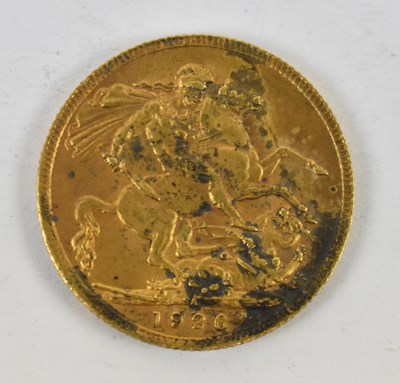 Lot 836 - A George V 1926 full sovereign, South Africa...