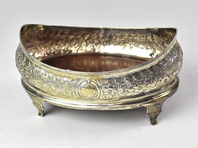 Lot 675 - A Victorian hallmarked silver cruet base with...