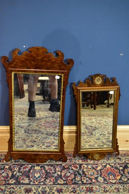 Lot 6613 - A pair of Georgian style fretwork wall mirrors...