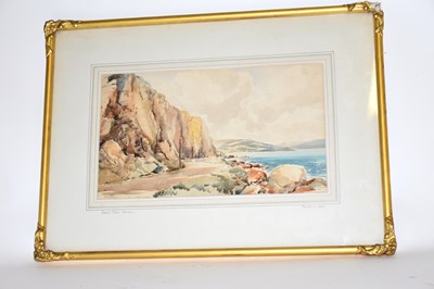 Lot 6090 - ROWLAND HILL (1915-1979); watercolour, "Coast...