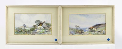 Lot 6135 - EYRES SIMMONS; a pair of watercolours,...