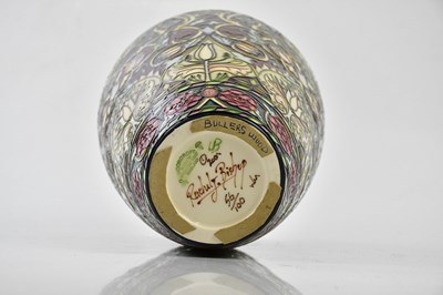 Lot 75 - RACHEL BISHOP FOR MOORCROFT; a large vase with...