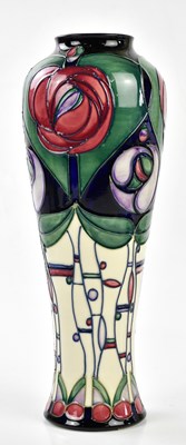 Lot 91 - RACHEL BISHOP FOR MOORCROFT; a large vase...