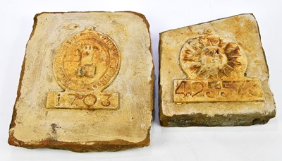 Lot 2270 - A Worcester Fire Office Insurance plaque,...