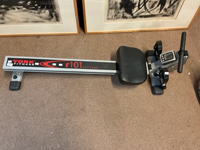 Lot 1526 - A York Fitness R101 rowing machine.