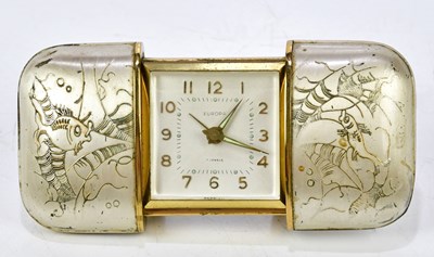 Lot 2324 - EUROPA; a travelling clock.