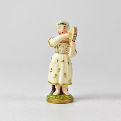 Lot 403 - A 19th century English porcelain model of a...