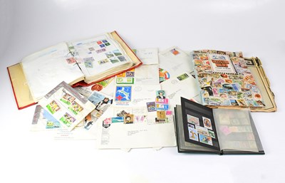 Lot 601 - A collection of UK and world stamps in three...