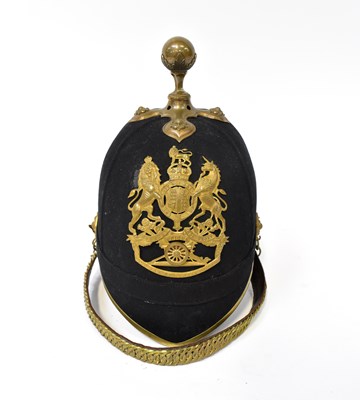 Lot 493 - A British pre-WWI Royal Artillery blue cloth...