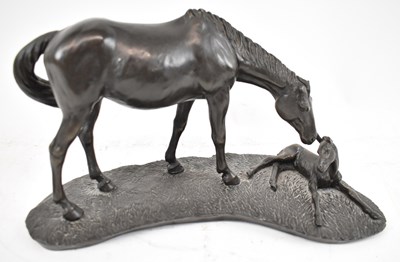 Lot 685 - TOM MACKIE; a modern resin sculpture of a...