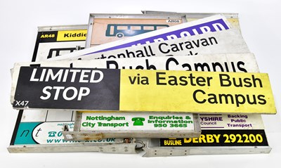 Lot 1386 - TRANSPORT INTEREST; three vintage bus stop...