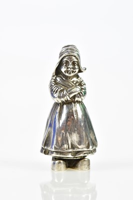 Lot 2203 - A Dutch silver novelty pepperette modelled as...
