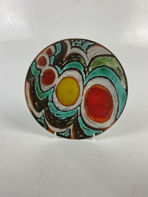 Lot 5531 - POOLE POTTERY; a footed dish in the 'Delphis'...