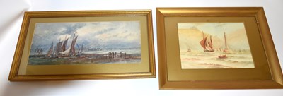 Lot 6120 - N CARRICK; watercolour, maritime scene, signed,...