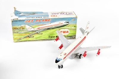 Lot 4578 - TWA; a trans world airlines battery operated...
