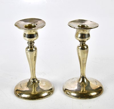 Lot 2183 - WILLIAM AITKEN; a pair of George V hallmarked...