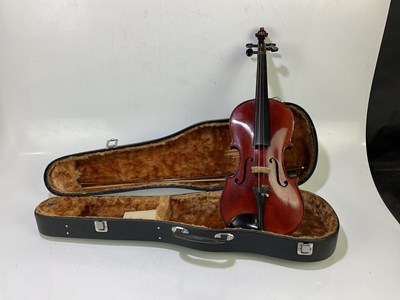 Lot 5200 - THE MAIDSTONE; a cased full size violin,...