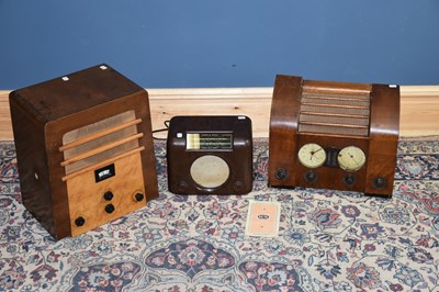 Lot 5101 - Three vintage radios including Bush and Murphy...