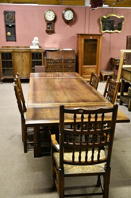 Lot 6506 - TITCHMARSH & GOODWIN; a reproduction oak...