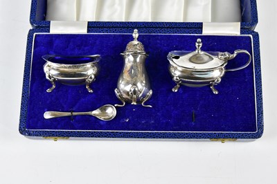 Lot 2534 - BARKER ELLIS SILVER CO; a cased Elizabeth II...