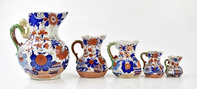Lot 5457 - A large ironstone jug, height 23.5cm and...