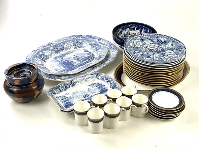 Lot 5489 - A mixed lot of ceramics including two large...