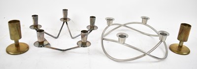 Lot 511 - GEORG JENSEN; a Danish stainless steel four...