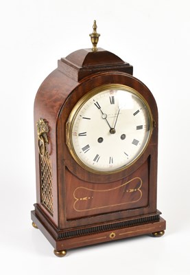 Lot 6411 - An Edwardian Regency style brass inlaid...