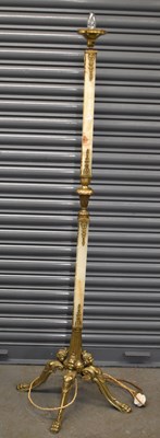 Lot 113 - A decorative early 20th century onyx and gilt...
