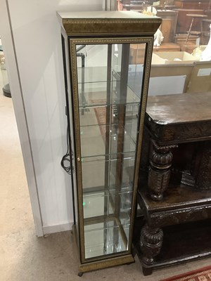 Lot 2645 - A modern illuminated glass display cabinet...