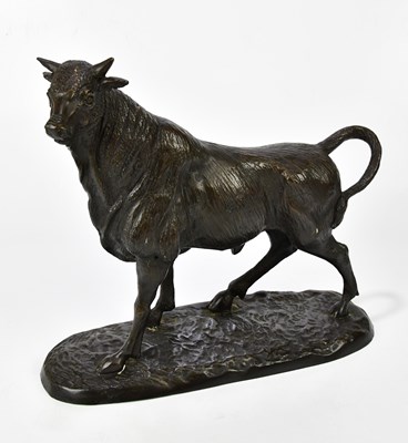 Lot 1541 - AFTER A. L. BARYE; a large bronze model of a...