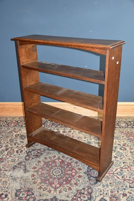 Lot 6662 - An early 20th century oak freestanding...