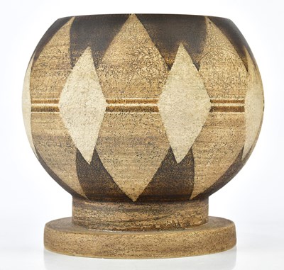 Lot 8 - AVRIL BENNETT FOR TROIKA POTTERY; a globe vase...