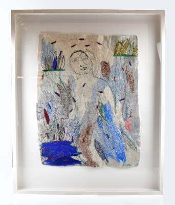 Lot 328 - ALICE KETTLE (BORN 1961); a stitched textile...